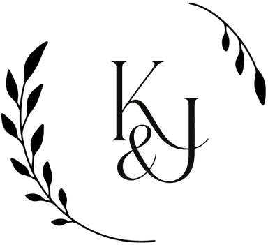 K and J monogram